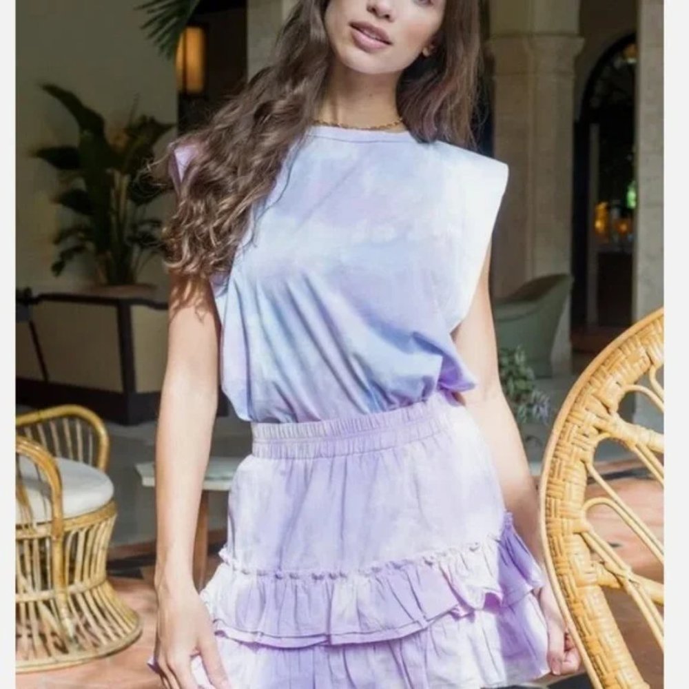 Generation Love Lex Tie-Dye Lilac Padded Tank M